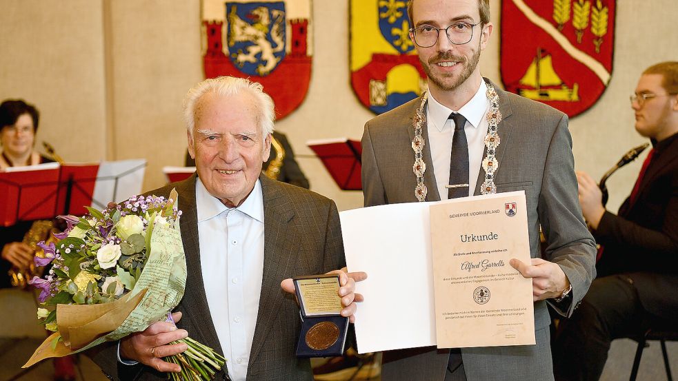 Alfred Garrelts ist unter anderem Initiator des „Spöölkoppelke“. Foto: Stromann