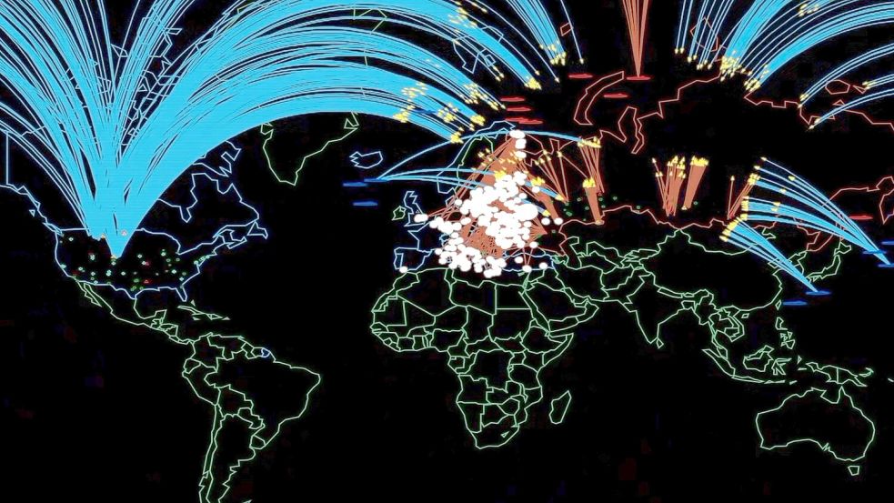 Simulation eines in Europa beginnenden Atomkrieges: „Doomsday-Clock – Wieviel Zeit bleibt der Welt?“ Foto: OutreMer Film/Dirk van den Berg, RBB, Arte