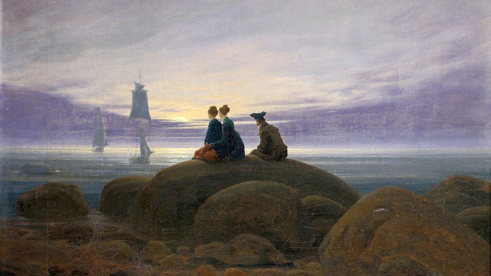 Caspar David Friedrich (1774–1840): Mondaufgang am Meer, 1822 Öl auf Leinwand, 55 x 71 cm Staatliche Museen zu Berlin, Alte Nationalgalerie Foto: © bpk / Nationalgalerie, SMB / Jörg P. Anders