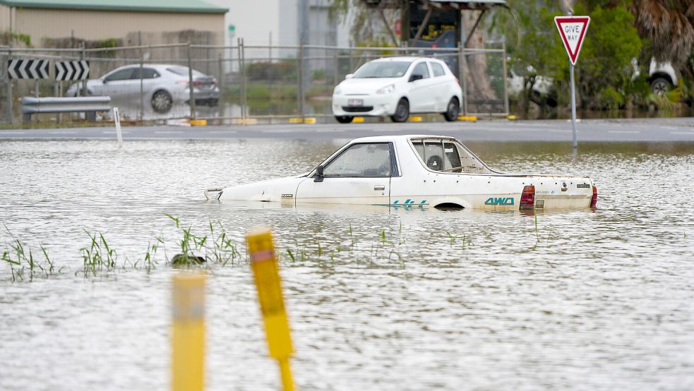 Der Sturm „Jasper“ hat im Norden Australien für einen Ausnahmezustand gesorgt. Die Fluten stiegen auf Rekordhöhe, sodass Autos weggespült und Krokodile in den Städten gesichtet wurden. Foto: imago images/Nuno Avendano