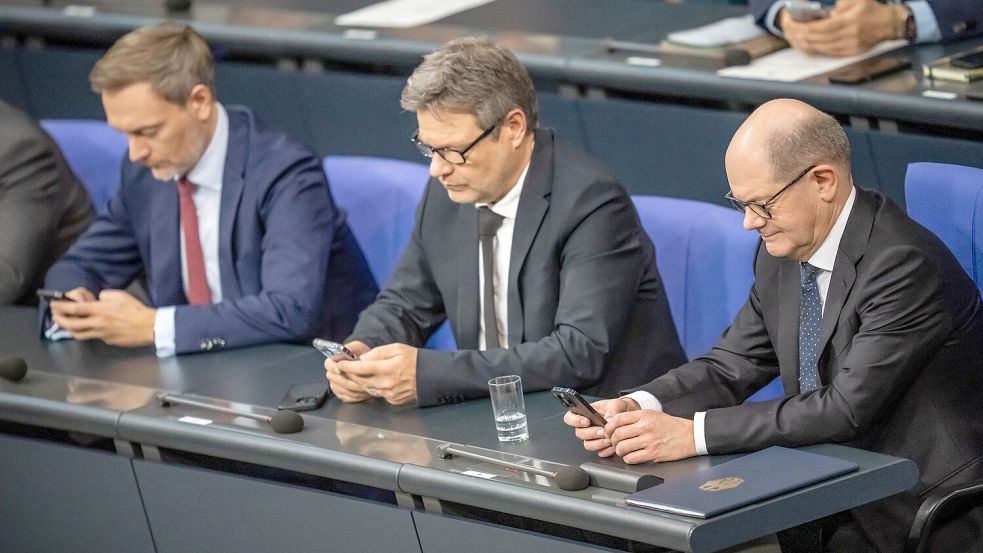 Die Sozialen Medien haben an Bedeutung gewonnen. Das wissen auch die Spitzen der Ampel-Regierung. Foto: dpa | Michael Kappeler