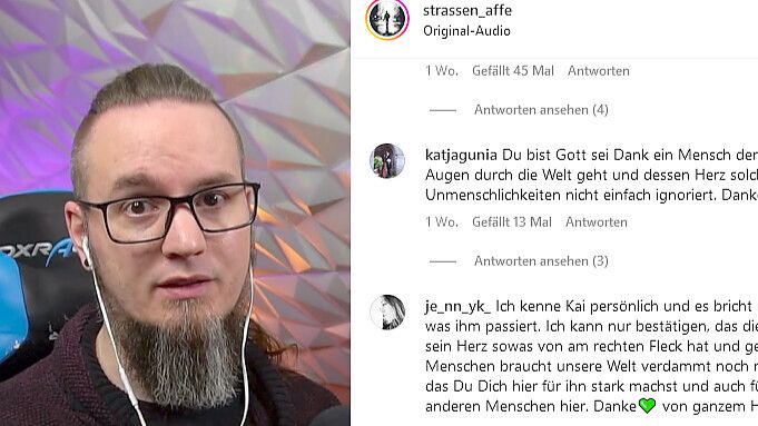 Viele reagierten auf das Video, das Stefan Ostendörp hochlud. Screenshot: Vogt