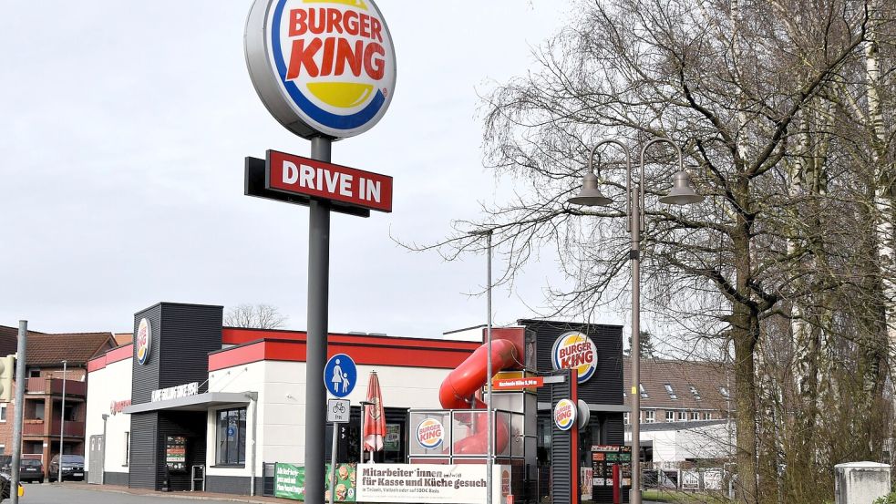 Vorübergehend geschlossen: Der Burger King an der Europastraße hatte zuletzt im Dezember geöffnet. Foto: Hahn