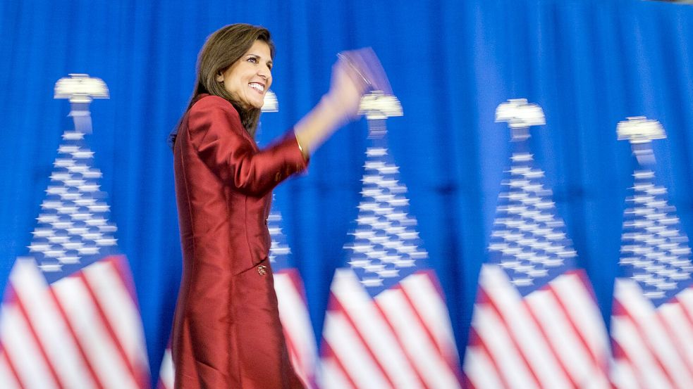 Nikki Haley: „Habe die Pflicht, der Basis eine echte Wahl zu ermöglichen“. Foto: IMAGO-Images/Maxwell Vittorio