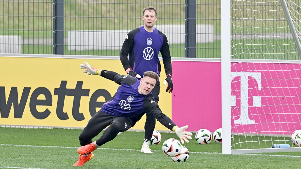 Nach einem Muskelfaserriss muss Manuel Neuer im Tor passen - dafür springt Marc-André ter Stegen die nächsten zwei Länderspiele ein. Foto: Imago Images/Jan Huebner