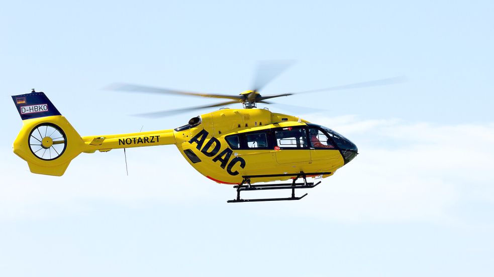 Mit einem Rettungshubschrauber wurde der Junge zu einem Krankenhaus auf dem Festland gebracht. Symbolfoto: Pixabay