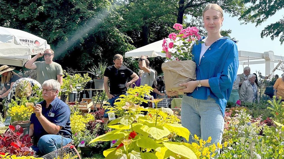 Der Burggarten in Stickhausen lockt mit vielen Angeboten. Foto: Burgverein Stickhausen