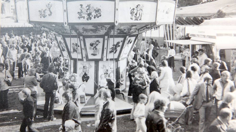 Das Foto vom Fehntjer Markt wurde in den 70er Jahren aufgenommen. Fotos: Archiv