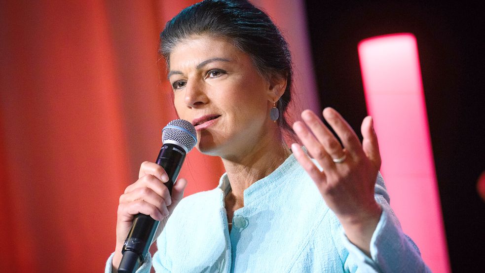 Sahra Wagenknecht, Parteivorsitzende des Bündnis Sahra Wagenknecht (BSW), wollte nicht dabeisein, als der Präsident der Ukraine im Bundestag sprach. Foto: dpa/Bernd von Jutrczenka