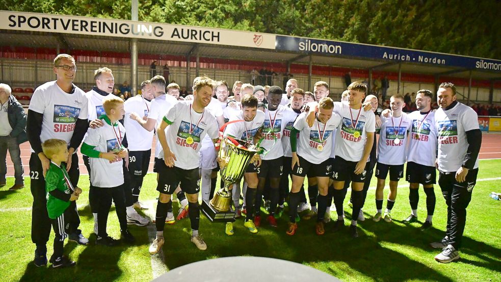 Als Gewinner des Ostfrieslandcups 2022 wurde Grün-Weiß Firrel ein Supercup-Spiel gegen den FC St. Pauli in Aussicht gestellt. Die Partie wurde bislang aber noch nicht ausgetragen. Archivfoto: Wagenaar