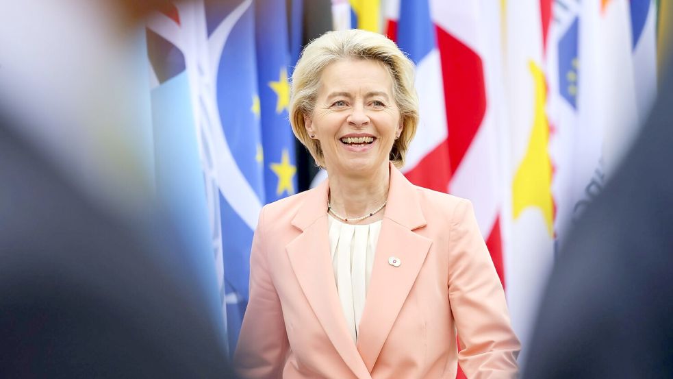 Ursula von der Leyen steht vor einer zweiten Amtszeit als EU-Kommissionpräsidentin. Foto: Denis Balibouse/KEYSTONE/REUTERS/POOL/dpa