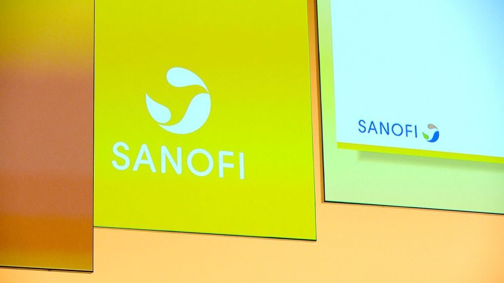 Das Logo des französischen Arzneimittelherstellers Sanofi. Foto: Eric Piermont/AFP/dpa