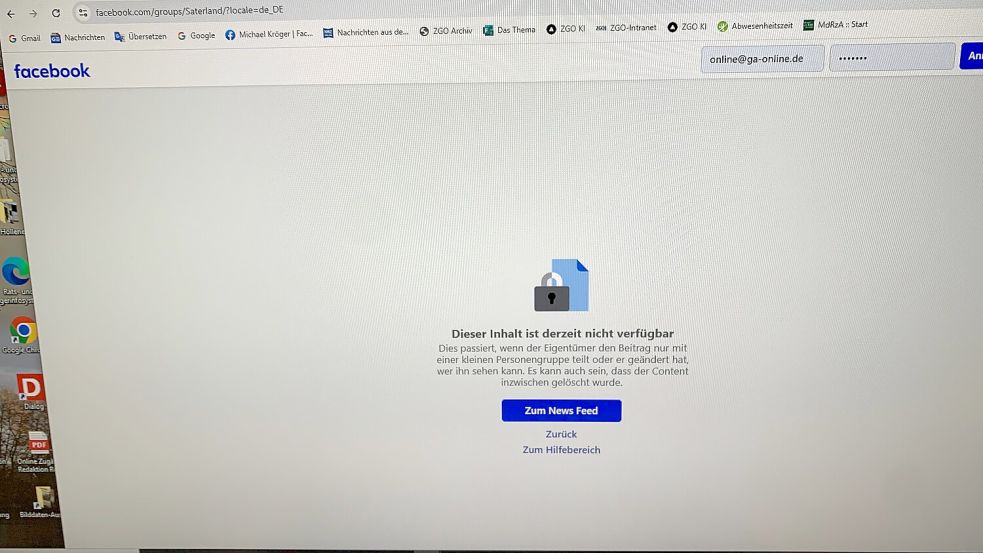 Die Saterländer Facebook-Gruppe wurde archiviert. Admininstrator Carsten Ambacher war genervt, weil vermehrt Beiträge Hass und Hetze enthielten. Foto: Kruse