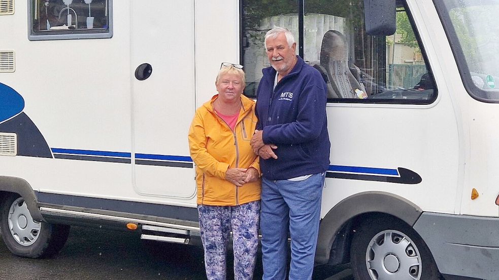 Angelika und Walter Rupp genießen im Ruhestand viele Reisen mit dem Wohnmobil. Foto: Gettkowski