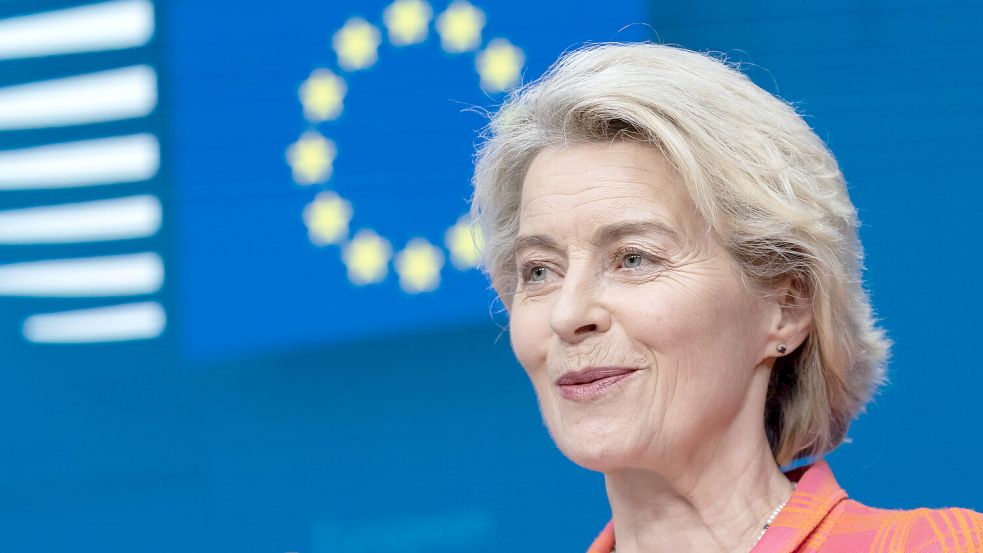 Will am Verbot für neue Autos mit Benzin- und Diesel-Motor ab 2035 festhalten: EU-Kommissionspräsidentin Ursula von der Leyen. Foto: Imago Images