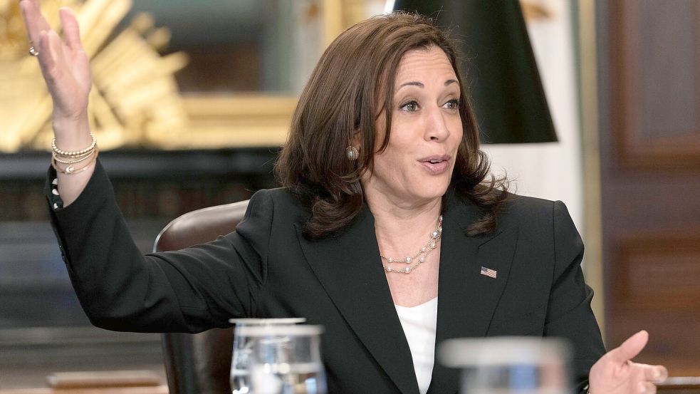 US-Vizepräsidentin Kamala Harris will bei der Wahl im November gegen den republikanischen Frontmann Donald Trump antreten. (Archivbild) Foto: Jacquelyn Martin/AP/dpa