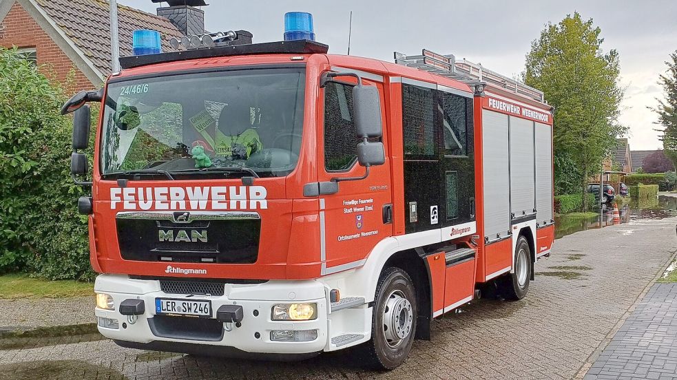 Die Feuerwehr war in Möhlenwarf im Einsatz. Foto: Feuerwehr