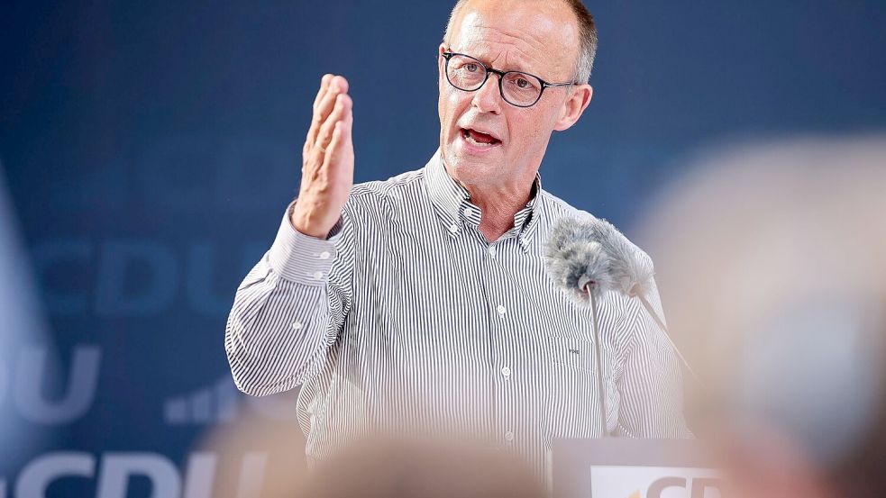 Friedrich Merz formuliert Ziele für seine Partei zur Bundestagswahl 2025. (Archivbild) Foto: Jan Woitas/dpa