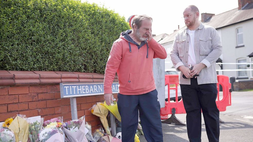 In Southport herrschen Trauer und Entsetzen. Foto: James Speakman/PA Wire/dpa