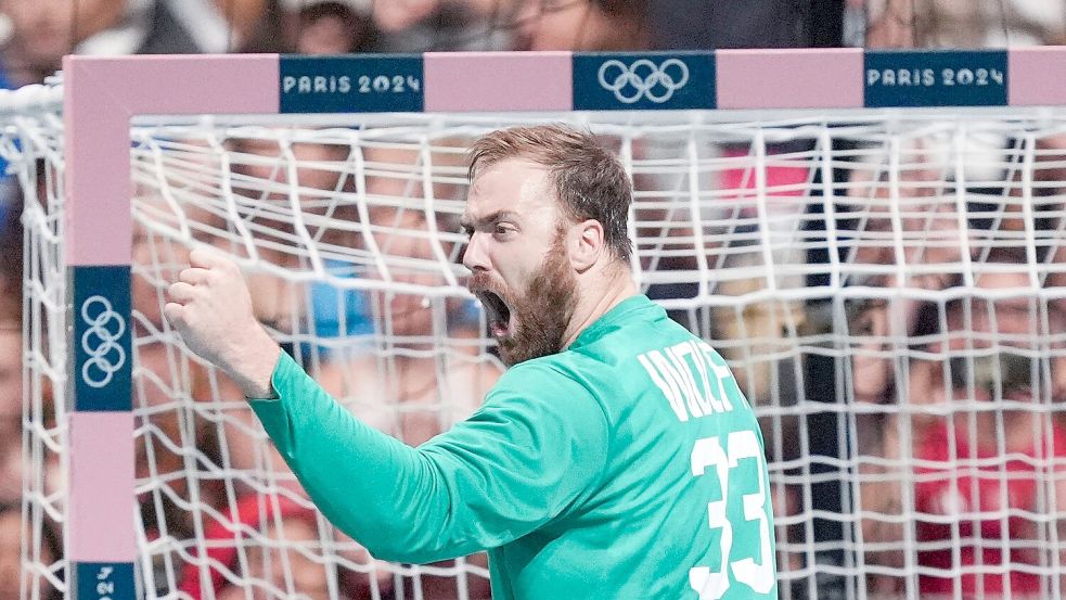 Gegen Spanien brauchen Deutschlands Handballer Torhüter Andi Wolff in Topform. Foto: Marcus Brandt/dpa