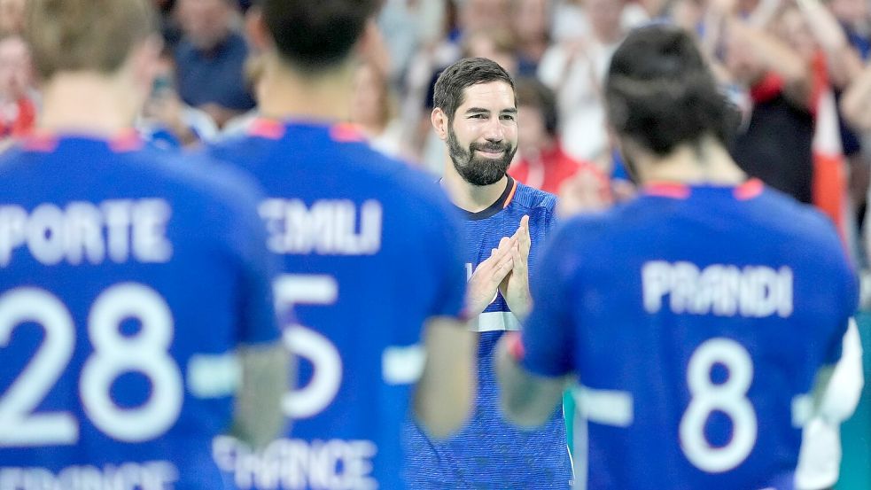 Frankreichs Nikola Karabatic verabschiedete sich vom Handball. Foto: Aaron Favila/AP/dpa