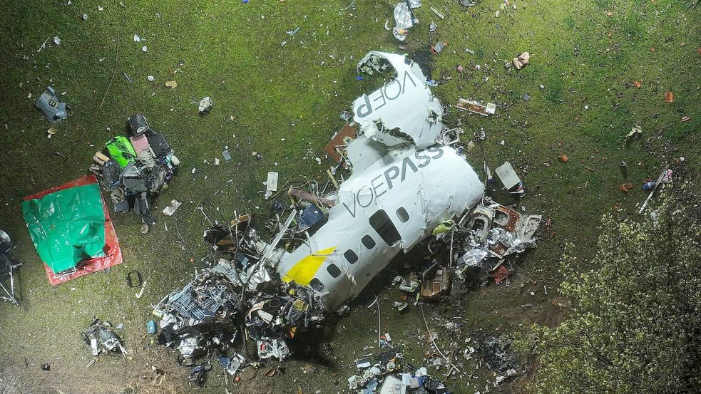 Die Black Box wurde von der brasilianischen Luftwaffe (FAB) gefunden. Foto: Andre Penner/AP/dpa