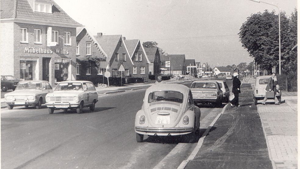 Ein Blick in die Rhauderwieke der 1970er Jahre. Fotos: Archiv