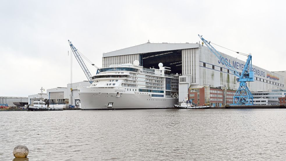 Wochenlang wurde über die Zukunft der Meyer Werft verhandelt: Nun gibt es eine Einigung. Foto: dpa/Lars Penning