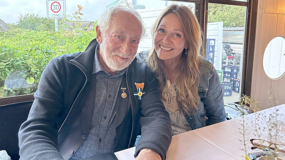 Dieter Hallervorden und seine Frau Christiane machen gerne Urlaub auf Sylt. Foto: Wolfgang Barth