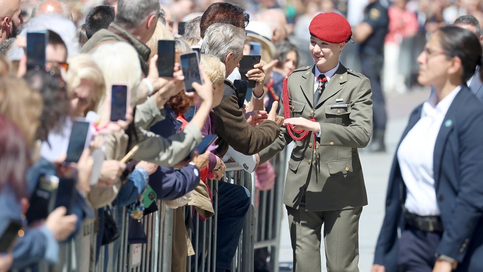 Prinzessin Leonor erhält Auszeichnung in Spanien Foto: EUROPA PRESS