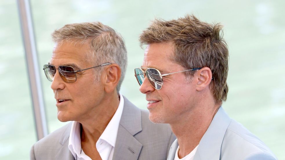 George Clooney und Brad Pitt haben in ihrer Karriere schon öfter zusammengearbeitet. Foto: Joel C Ryan/Invision/AP/dpa