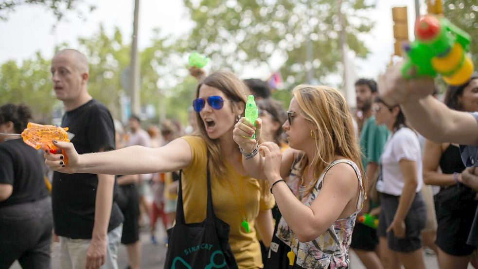 Trotz der Proteste jagt in Spanien ein Besucherrekord den nächsten. (Archivbild) Foto: Lorena Sopêna/EUROPA PRESS/dpa