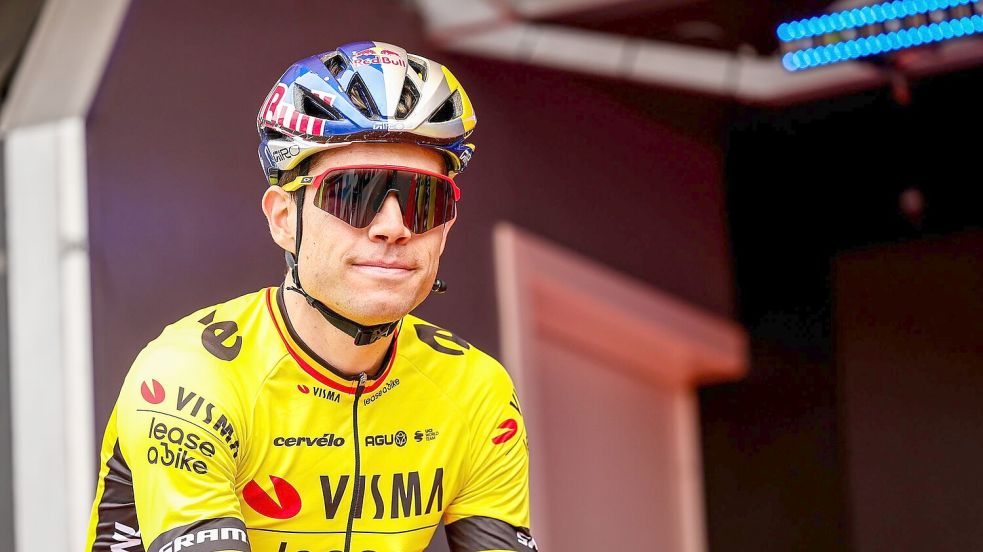 Wout van Aert ist auf der 16. Etappe der Vuelta schwer gestürzt. Foto: David Pintens/belga/dpa