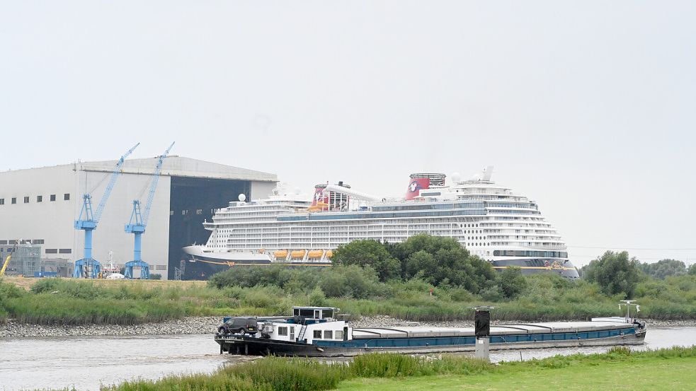 Die Meyer Werft kann auf finanzielle Hilfe vom Staat hoffen. Foto: dpa/Lars Penning