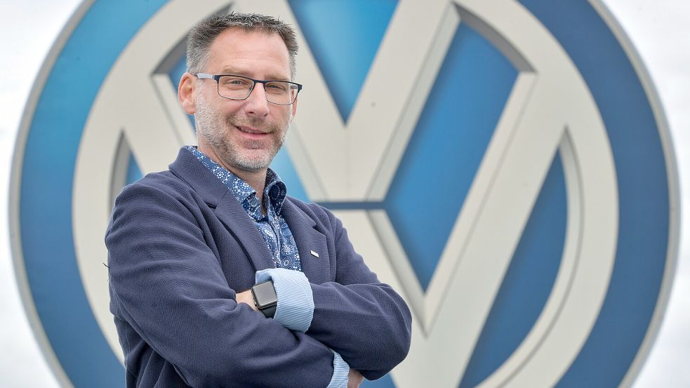 Kampfbereit: Manfred Wulff, Betriebsratschef von VW Emden. Foto: Ortgies/Archiv