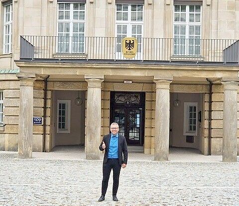 Der Bundesfinanzhof in München: Im Juli hat Waldemar Asnaimer hier ein Verfahren für ein Immobilienunternehmen gewonnen. Foto: privat