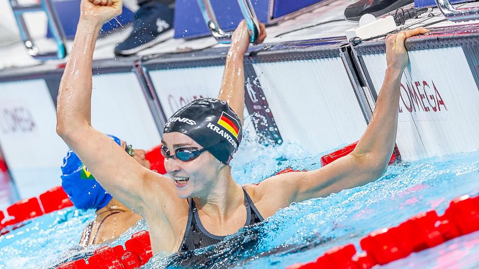 Elena Semechin holt sich bei den Paralympics Gold mit einem neuen Weltrekord. Foto: Jens Büttner/dpa