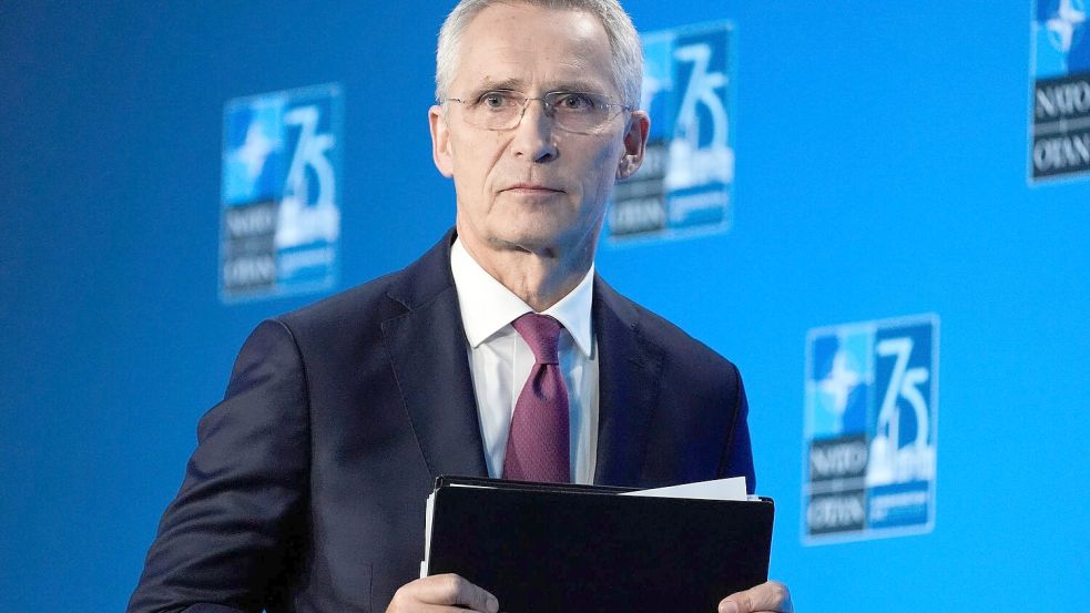 Am 1. Oktober tritt Stoltenberg als Nato-Generalsekretär ab. Er hat schon einen neuen Job in Aussicht. Foto: Stephanie Scarbrough/AP/dpa