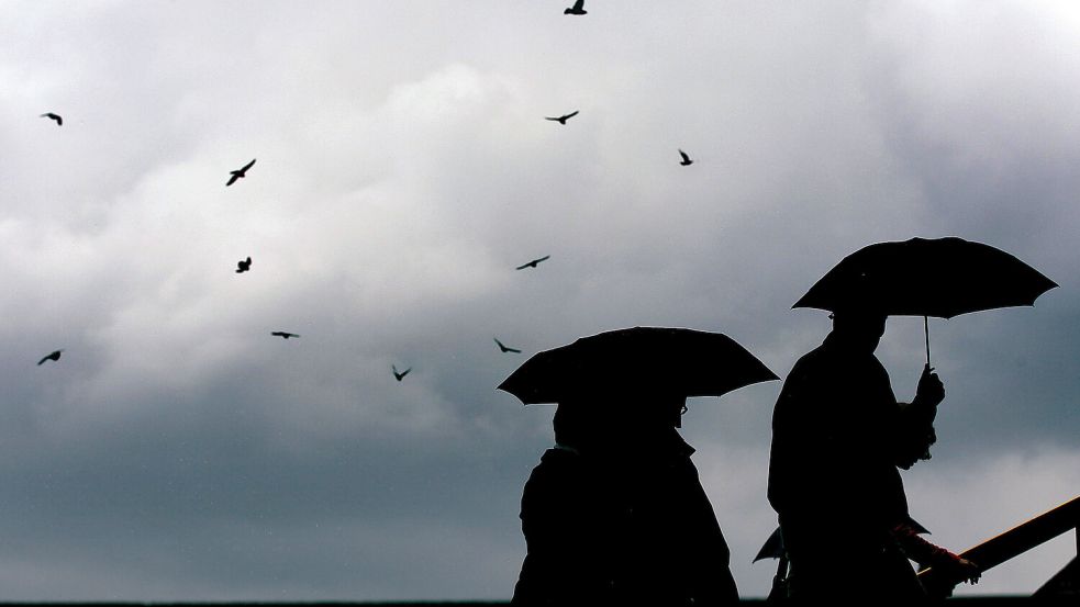 Auch in den kommenden Tagen sollte ein Regenschirm bei Spaziergängen dabei sein. Foto: dpa/Oliver Berg