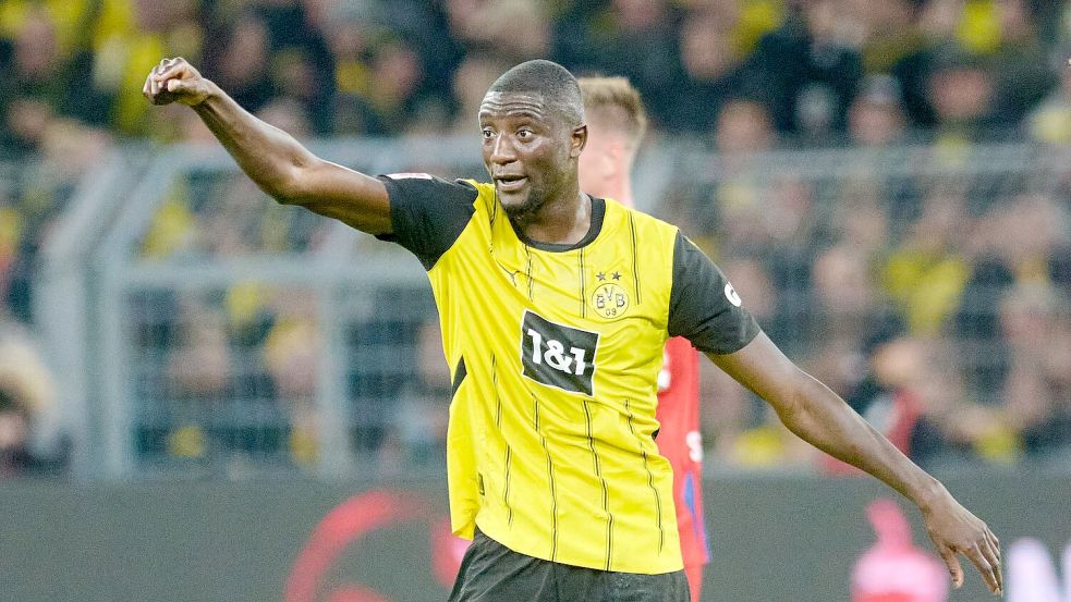 Neuzugang Guirassy gab gegen Heidenheim sein BVB-Debüt. Foto: Bernd Thissen/dpa