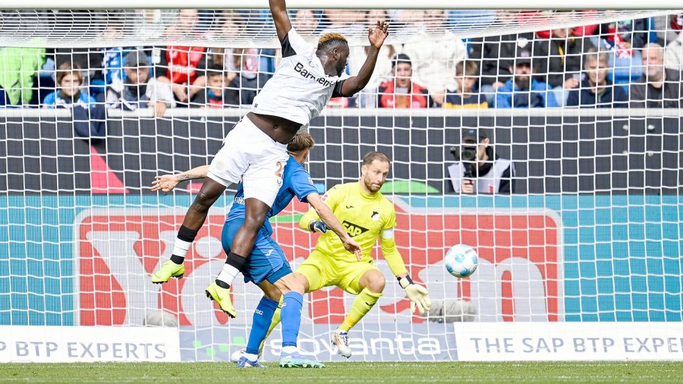 Bayer Leverkusen hat einen souveränen Sieg bei der TSG 1899 Hoffenheim gefeiert. Foto: Uwe Anspach/dpa