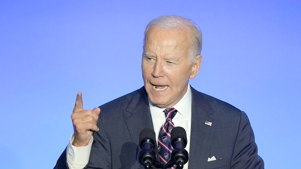 Gewalt dürfe kein Sauerstoff gegeben werden, sagt US-Präsident Joe Biden nach dem Vorfall auf Trumps Golfplatz. Foto: Matt Rourke/AP/dpa