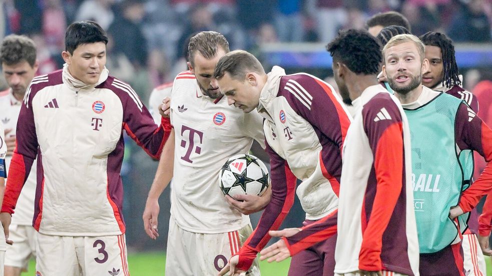 Manuel Neuer wurde zur Halbzeit gegen Zagreb ausgewechselt. Foto: Peter Kneffel/dpa