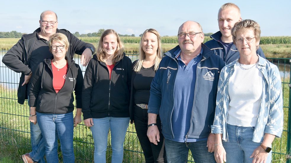 Friedrich und Siegrid Betz (von links), Daniela Brandt, Jasmin Pauly sowie Joachim, Justin und Anja Klostermann freuen sich auf viele Besucher. Foto: Prins