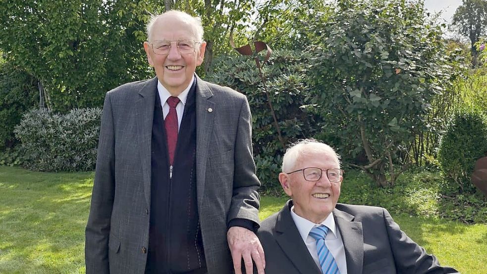 Nikolaus und Johann Jansen feiern ihren 90. Geburtstag. Foto: Privat