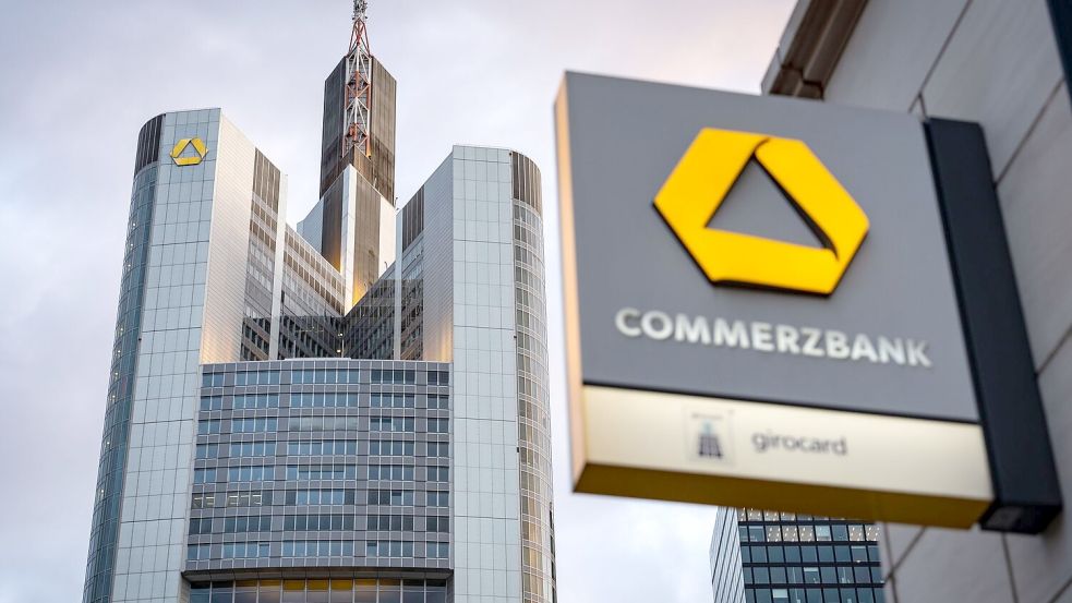 Die italienische Großbank Unicredit wirbt für eine Übernahme der Commerzbank. Foto: Frank Rumpenhorst/dpa