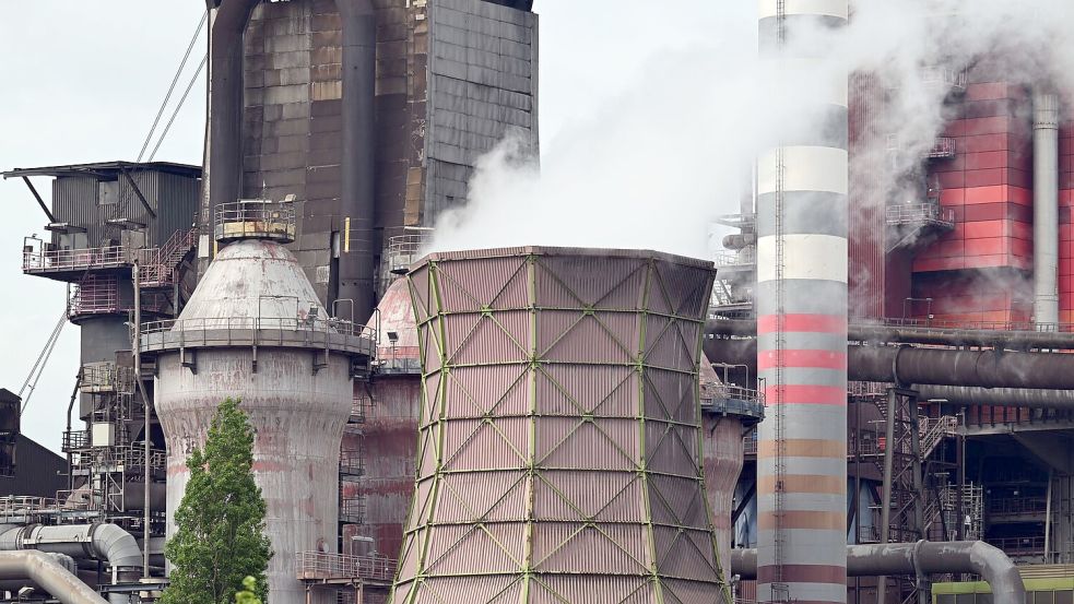 Deutschlands größter Stahlhersteller ist in einer schwierigen Lage. (Archivbild) Foto: Federico Gambarini/dpa