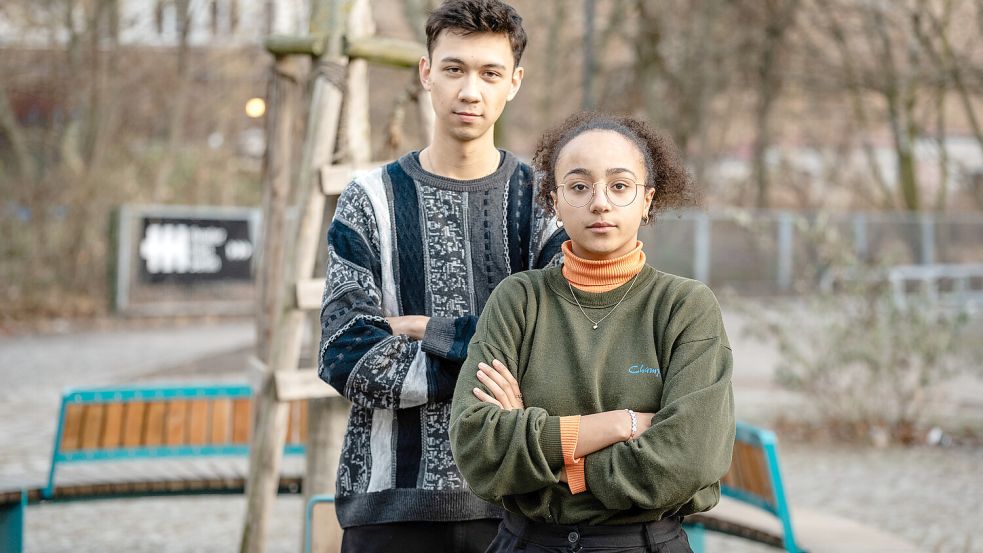 Die Osnabrückerin Rukia Soubbotina (r) ist Co-Vorsitzende der Grünen Jugend Niedersachsen. Foto: Grüne Jugend Niedersachsen