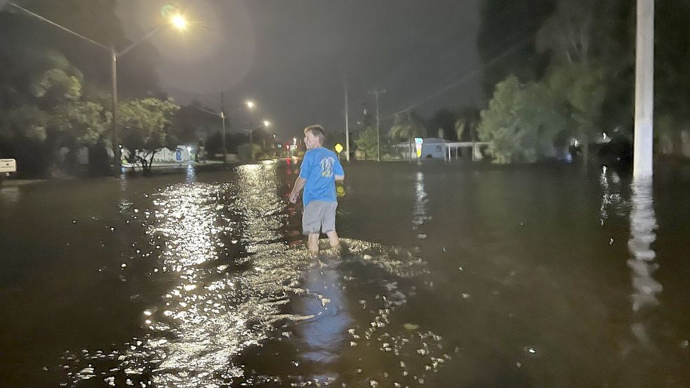 Überschwemmungen an der Westküste Floridas Foto: Tampa Bay Times/Tampa Bay Times/ZUMA Press Wire/dpa