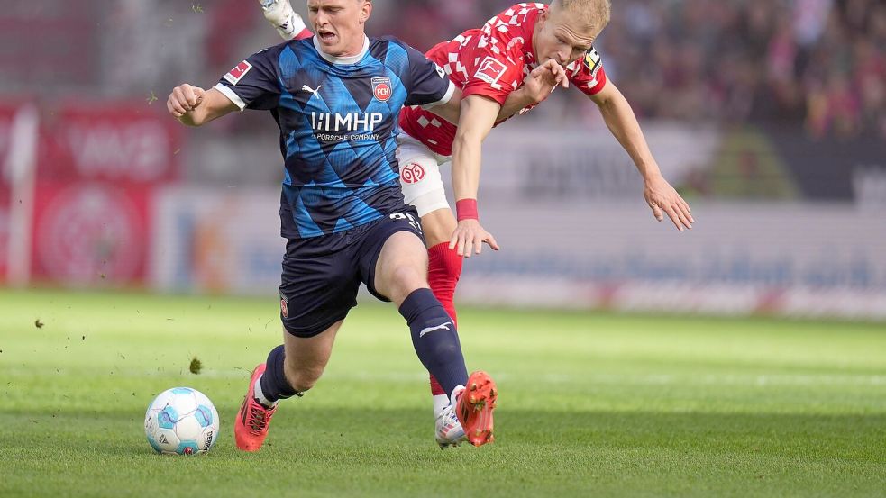 Der FSV Mainz 05 hat das Heimspiel gegen den 1. FC Heidenheim verloren. Foto: Thomas Frey/dpa